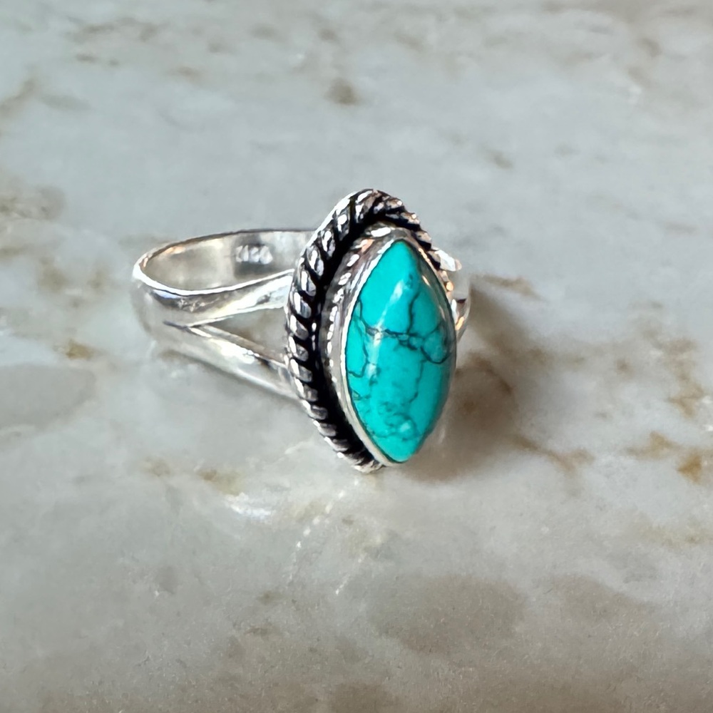 NWOT Sundance Canyon Stream Ring, Turquoise, Sterling Silver